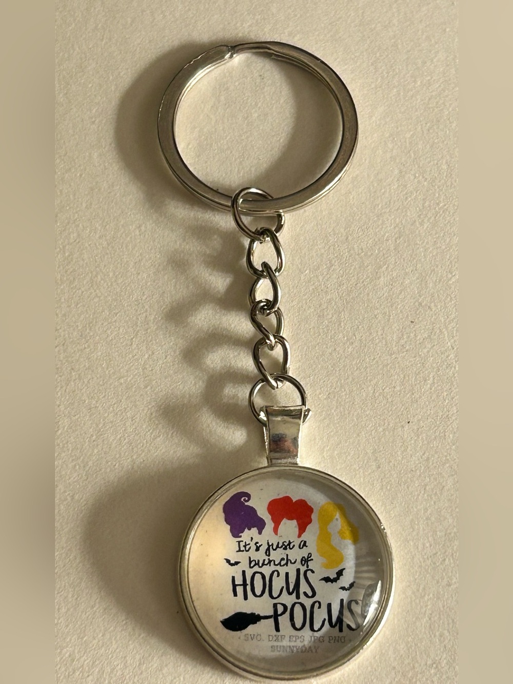 ADD 1 💰FREE/BUNDLE NWOT Keychain “It’s just a bunch of Hocus Pocus” witches